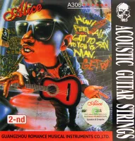 A306-XL-2 Отдельная 2-ая струна для акустической гитары, 014, Alice