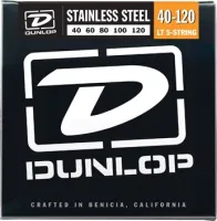 DUNLOP DBS Stainless Steel Bass 40-120 5 Strings струны для 5-струнной бас-гитары