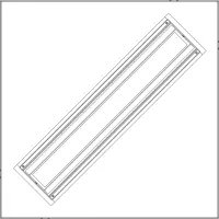 Brightline FLXT1-X35-F-M45- Потолочный светодиодный светильник с регулировкой яркости по интерфейсу DALI и ориентацией 45°