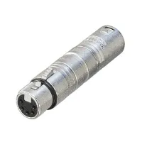 Neutrik NA4FC-F адаптер-переходник, XLR 3 Female «мама» -> 4-контактный Speakon «мама» NL4FC