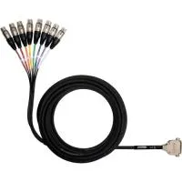 DB25-XLRF. Соединительный кабель SHURE 8x XLR Female - DB25, длина 7,6 м.