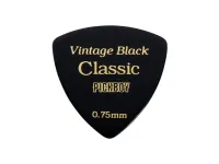 GP-04BL/075 Celluloid Vintage Classic Black Медиаторы 50шт, толщина 0.75мм, Pickboy