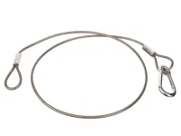 BXS04S760-PVC Страховочный трос, 760мм, 60кг, Laudio