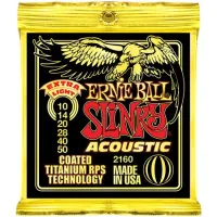 P02160 Slinky Coated Extra Light Комплект струн для акустической гитары, 10-50, Ernie Ball