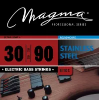 Magma Strings BE110S - Струны для бас-гитары 30-90, Серия: Stainless Steel, Калибр: 30-50-70-90, Обмотка: круглая, нержавеющая сталь, Натяжение: Ultra