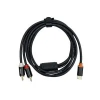ESHINE ES-8313T - Несимметричный аудиокабель USB Type-C - 2 х RCA тюльпана. Ферритовое кольцо - пода, , шт