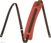 FENDER ORIGINAL STRAP FR кожаный гитарный ремень с красным наплечником