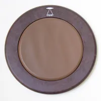 UP11CBRLT UFOPAD Тренировочный пэд, бесшумный, двусторонний, круглый 11", коричневый/кожаный, Ufopad