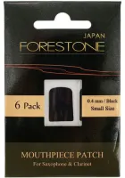 Mouthpiece patches Forestone FMCSB - Black small mouthpiece patch. Price per pack of 6 pieces