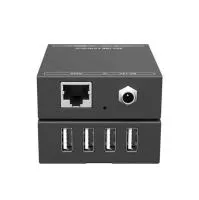 [ex-usb50-2] комплект передатчик-усилитель и приемник usb сигнала по витой паре digis, usb 2.0, до 480 мбит/с, встроенный хаб 1х4, поддержка usb 3.0, до 5в питания на порт, передача до 50м