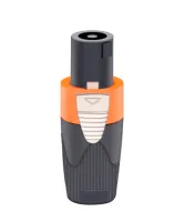 Taverlab F1010-Orange - Разъём кабельный 4PIN Speaker Connector "папа", оранжевый