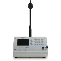 Atlas IED IEDA528HDTE-G- Настольная микрофонная 20-кнопочная станция с цветным дисплеем для системы GLOBALCOM с блоком расширения