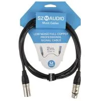 SZ-Audio XLRm - XLRf 2m - Кабели микрофонные