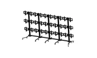 [VWM563] Мобильная стойка Wize Pro VWM563 для видеостены 5x3 из дисплеев 40-47" (4х3, 4х2 для дисплеев 55''), нагрузка до 45 кг на один дисплей, Max VESA 800x400, кабельный канал (44 места)