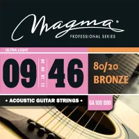 Комплект струн для акустической гитары Magma GA100B80