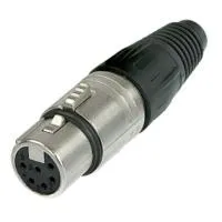 Neutrik NC6FX Разъем XLR кабельный, 6 контактов, гнездо