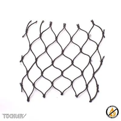 TUCHLER СЦЕНИЧЕСКАЯ СЕТКА 20Х20ММ, ТОЛЩИНА 1,0ММ с окантовкой края Чёрный, 