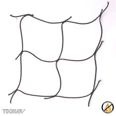 TUCHLER СЦЕНИЧЕСКАЯ СЕТКА 50Х50ММ, ТОЛЩИНА 1,0ММ с окантовкой края Чёрный, 