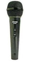 SHURE C608-N микрофон динамический вокально-речевой с выключателем и кабелем 4,5м (XLR-1/4"), черный
