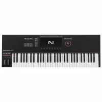 MIDI клавиатура [29852] Native Instruments [Kontrol S61 Mk3] 61 клавиша, полувзвешенные, чувствительны к скорости нажатия с послекасанием, дисплей, 8 энкодеров, колеса высоты тона и модуляции, 4 входа для педалей, MIDI вход/выход