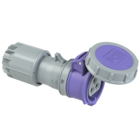 PCE Розетка кабельная 32А/24V/2P+E/IP67, никелированные контакты 2732v