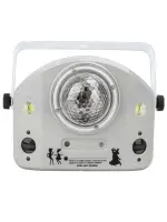 Led Star MA-E001A Эффект светодиодный, 4 в 1, 50W, Gobo, Water Wave, Strobe, Laser red/green, DMX, ведущий/ведомый, авто, звуковая активация, пульт управления