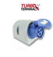 PCE Розетка настенная 32А/230V/1P+N+E/IP44 123-6tt