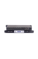 ArtNet DMX 8Port Node Высокоскоростной конвертер ArtNet-DMX, 8 XLR out, 2 XLR in, 2 Ethernet In/Thru