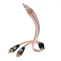 Кабель межблочный In-Akustik Star Audio Cable Y-Sub RCA-2RCA, 5.0m #0030825