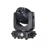 LightCraft SPOT 150W LED MKII светодиодный прожектор Поворотная голова Spot; LED-модуль белого цвета 150Вт; 7 дихроичных фильтров; 6 вращающихся гобо; 7 статичных гобо; Вращающиеся 5-гранная призма; Угол раскрытия луча: 13°; Фильтр Frost; /Линейный диммер