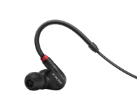 Наушники Sennheiser IE 100 PRO BLACK [Внутриканальные, динамические, 10 мм драйвер, 20–18 000 Гц, 20 Ом, 115 дБ, кабель 1,3 м, съёмный, пассивное шумоподавление, черный]