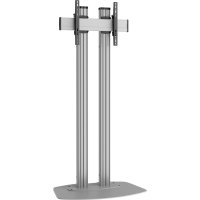 Vogels FD1864 Silver- Напольный стационарный стенд для дисплея диагональю более 55'', VESA до 600x400 мм, макс. нагрузка 80 кг
