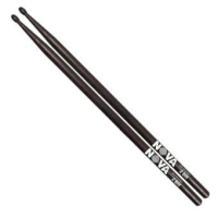 VIC FIRTH N2BNB - барабанные палочки (черного цвета), тип 2B с нейлоновым наконечником, материал - орех,, длина 16 1/4", диаметр 0,630", серия NOVA
