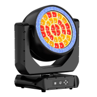 Вращающаяся голова SILVER STAR SS9692XLEM NF9-X (with hooks) [Wash, 32х50 Вт, RGBL, LED-кольцо RGBCW, IP66]