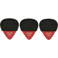 FENDER MOJO GRIP 3 PK DELRIN 96 набор медиаторов, 3 штуки, толщина 0,96 мм