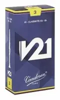 Трость для кларнета vandoren v21 cr803/1 - трость v21 с толстой пяткой и подчеркнутым сердцем для кларнета силой 3.0. цена за штуку