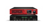 Lightware ubex-pro20-hdmi-f110 red,  конфигурируемый приемник/передатчик не сжатого 4k/uhd@60гц (4:4:4) видео по ip, с поддержкой аналогового аудио, rs-232, ик; 20 гбит/с по двум (или четырем) оптическим волокнам