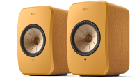Акустическая система KEF LSX II AMBER HAZE EU (SP4041L0AA) [полочная, беспроводная, янтарный]