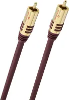 OEHLBACH Кабель межблочный аудио Oehlbach PERFORMANCE NF Sub-cable cinch/cinch2, 2.0m mono red (D1C20532)