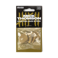 Dunlop 471pmt mick thomson custom jazz iii  медиаторы, толщина 1.38 мм, 6 шт.