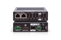Lightware hdmi-optx-rx100au2k, sdvoe приемник hdmi 2.0 (4k60 4:4:4) по sm оптике до 10 км (sm sfp+ в комплект не входит), hdcp, usb 2.0 (kvm), аудио выход 5 pin, rs-232