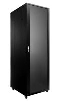 Caymon SPR842 Шкаф напольный 19''. Поставляется в полностью собранном виде. Материал сталь. Передняя дверь из закаленного стекла. Задняя дверь сталь. Монтажная высота 42U. Габаритные размеры, мм (Ш x В (включая ножки) x Г): 600 x 1985 (2055) x 800.  Масса