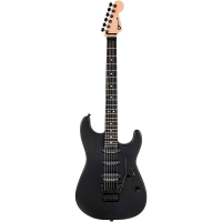 CHARVEL Pro-Mod San Dimas Style 1 HSS FR E Sassafras Satin Black электрогитара, цвет - черный