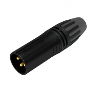 Seetronic MC3MXX-BG Кабельный разъём XLR "папа", 3-контактный чёрный, позолоченные контакты