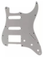 ST-SSH-WH пластиковый 3-слойный пикгард для электрогитары "Stratocaster", под конфигурацию S-S-H, цвет белый, Donlis