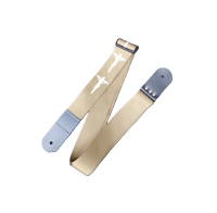 MZ-RG-5ApChristH Ремень для гитары, хаки, аппликация Христос, MEZZO