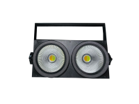 MixBlind COB 200
                Блиндер MixBlind COB 200
Профессиональный блайндер. Два мощных белых COB светодиода  по100 Вт каждый (CC\WW) + 72 по 0.2 Вт RGB. Управление DMX512: 10/26. Раздельное управление основными диодами по 100Вт, подсветкой отража