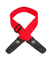 LIS-002-P2-RED Ремень для гитары с блокировой, красный, Lock-It Straps, D'Andrea