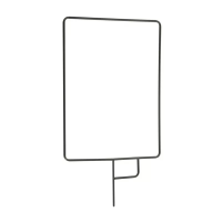 F01-24 Flag panel aluminum alloy 60*76 cm, fabric: gold/silver/black/white флаг 4в1 E-Image