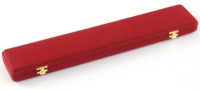Case for 4 batons Takt TB-HCCY4 - Cotton fabric hard case for 4 conductor's batons, Burgundy red